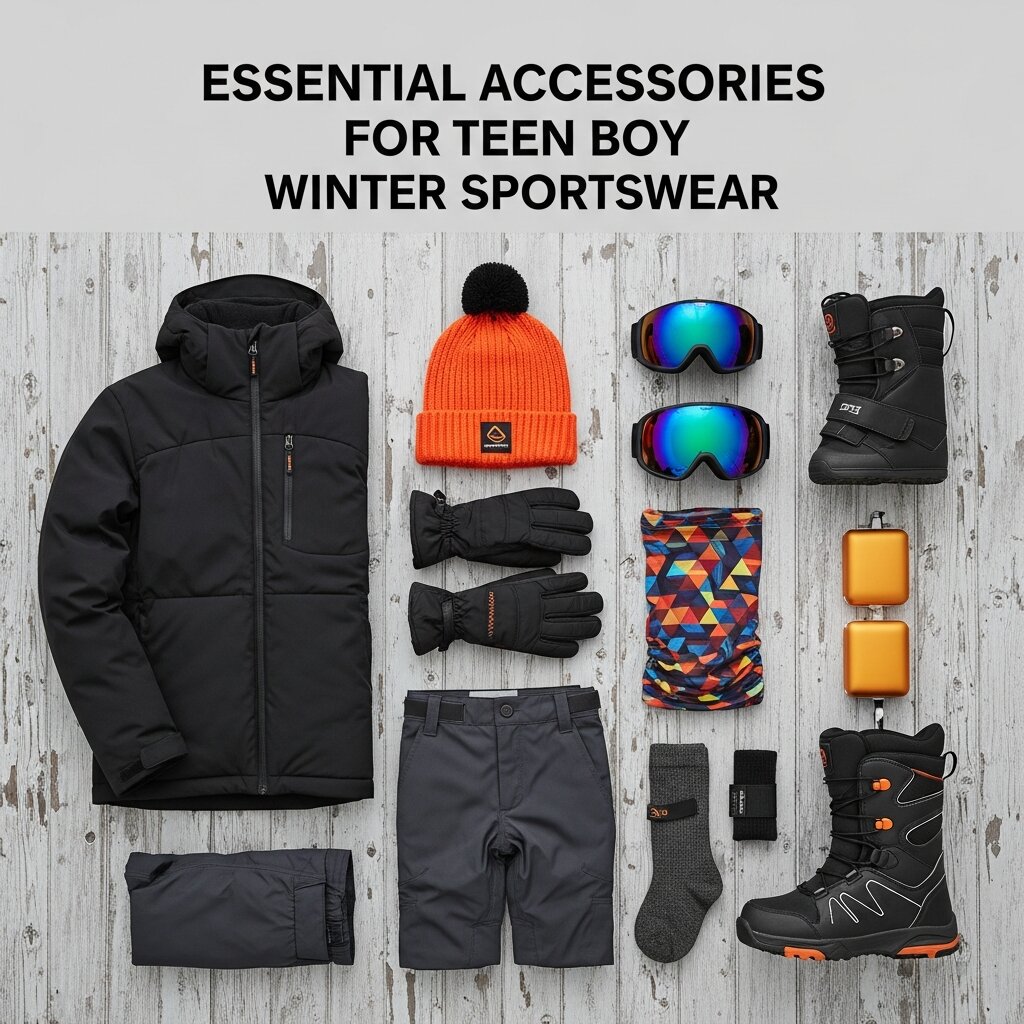 Essential Accessories for Teen Boy Winter Sportswear